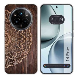 Funda Silicona para Realme 14 Pro+ Plus 5G diseño Madera 06 Dibujos
