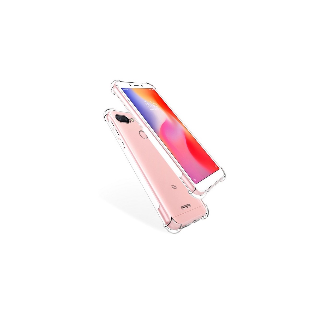 Funda Gel Tpu Anti-Shock Transparente para Xiaomi Redmi 6