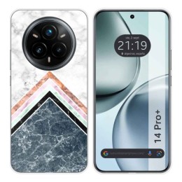 Funda Silicona para Realme 14 Pro+ Plus 5G diseño Mármol 05 Dibujos