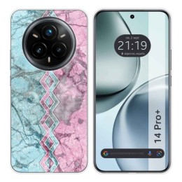 Funda Silicona para Realme 14 Pro+ Plus 5G diseño Mármol 08 Dibujos