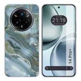 Funda Silicona para Realme 14 Pro+ Plus 5G diseño Mármol 09 Dibujos