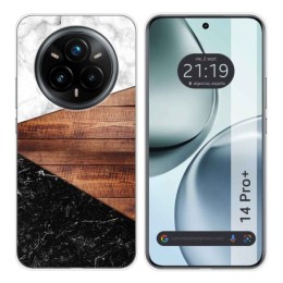 Funda Silicona para Realme 14 Pro+ Plus 5G diseño Mármol 11 Dibujos