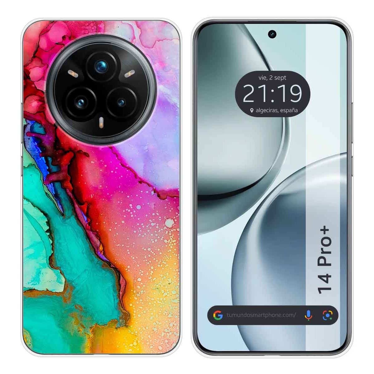 Funda Silicona para Realme 14 Pro+ Plus 5G diseño Mármol 15 Dibujos