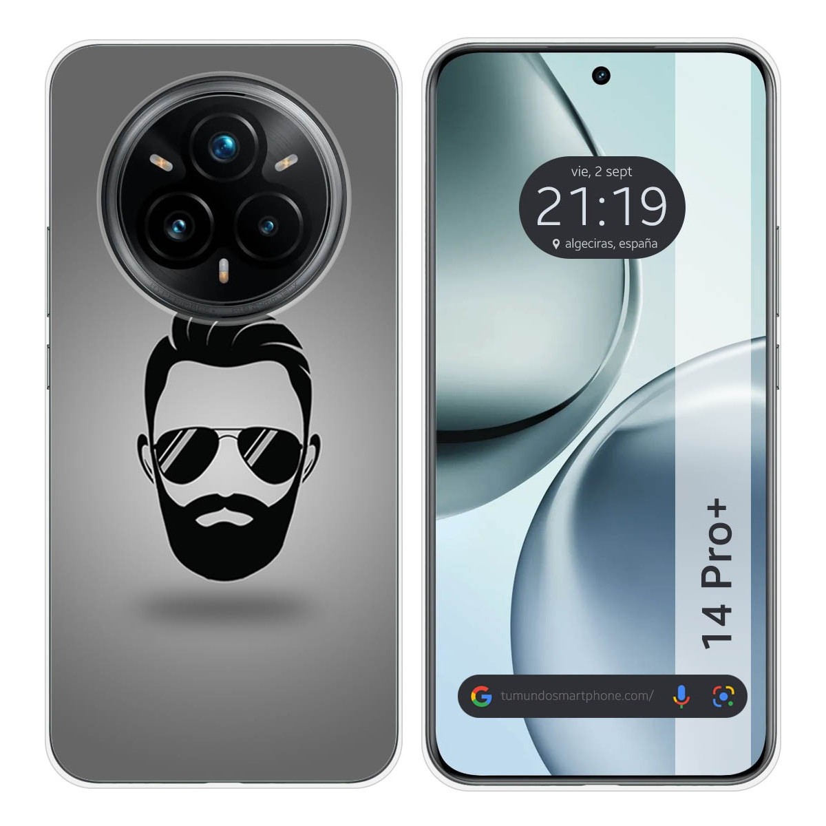 Funda Silicona para Realme 14 Pro+ Plus 5G diseño Barba Dibujos