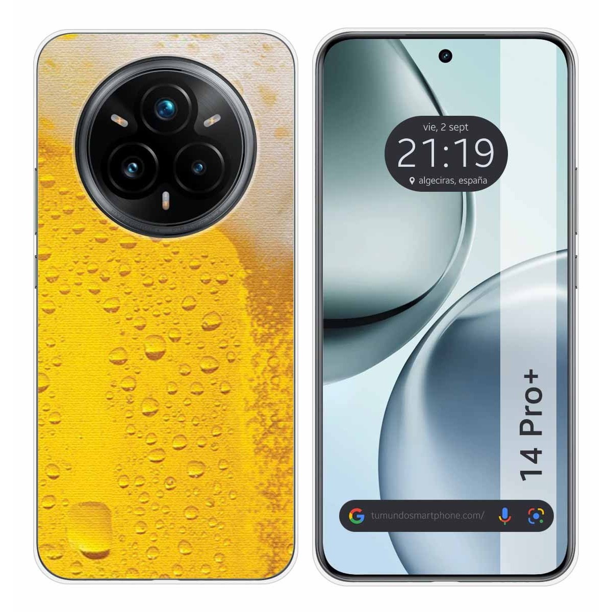 Funda Silicona para Realme 14 Pro+ Plus 5G diseño Cerveza Dibujos