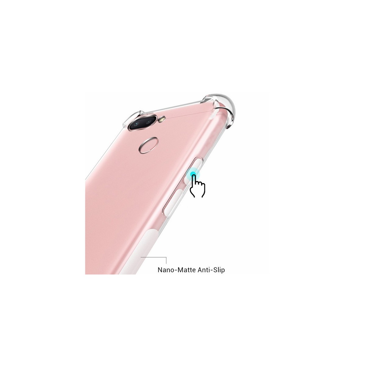 Funda Gel Tpu Anti-Shock Transparente para Xiaomi Redmi 6