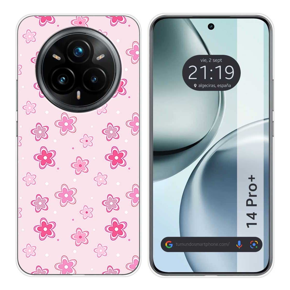 Funda Silicona para Realme 14 Pro+ Plus 5G diseño Flores Dibujos