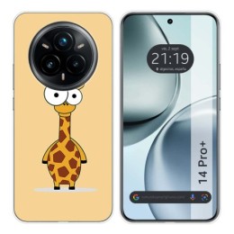 Funda Silicona para Realme 14 Pro+ Plus 5G diseño Jirafa Dibujos