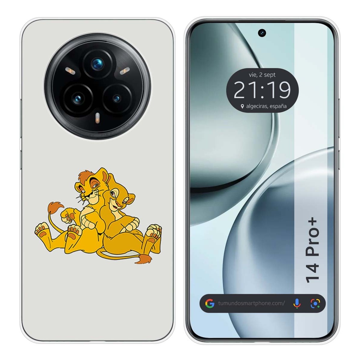 Funda Silicona para Realme 14 Pro+ Plus 5G diseño Leones Dibujos
