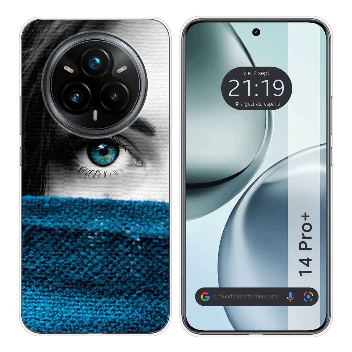 Funda Silicona para Realme 14 Pro+ Plus 5G diseño Ojo Dibujos