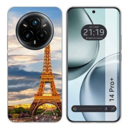 Funda Silicona para Realme 14 Pro+ Plus 5G diseño Paris Dibujos