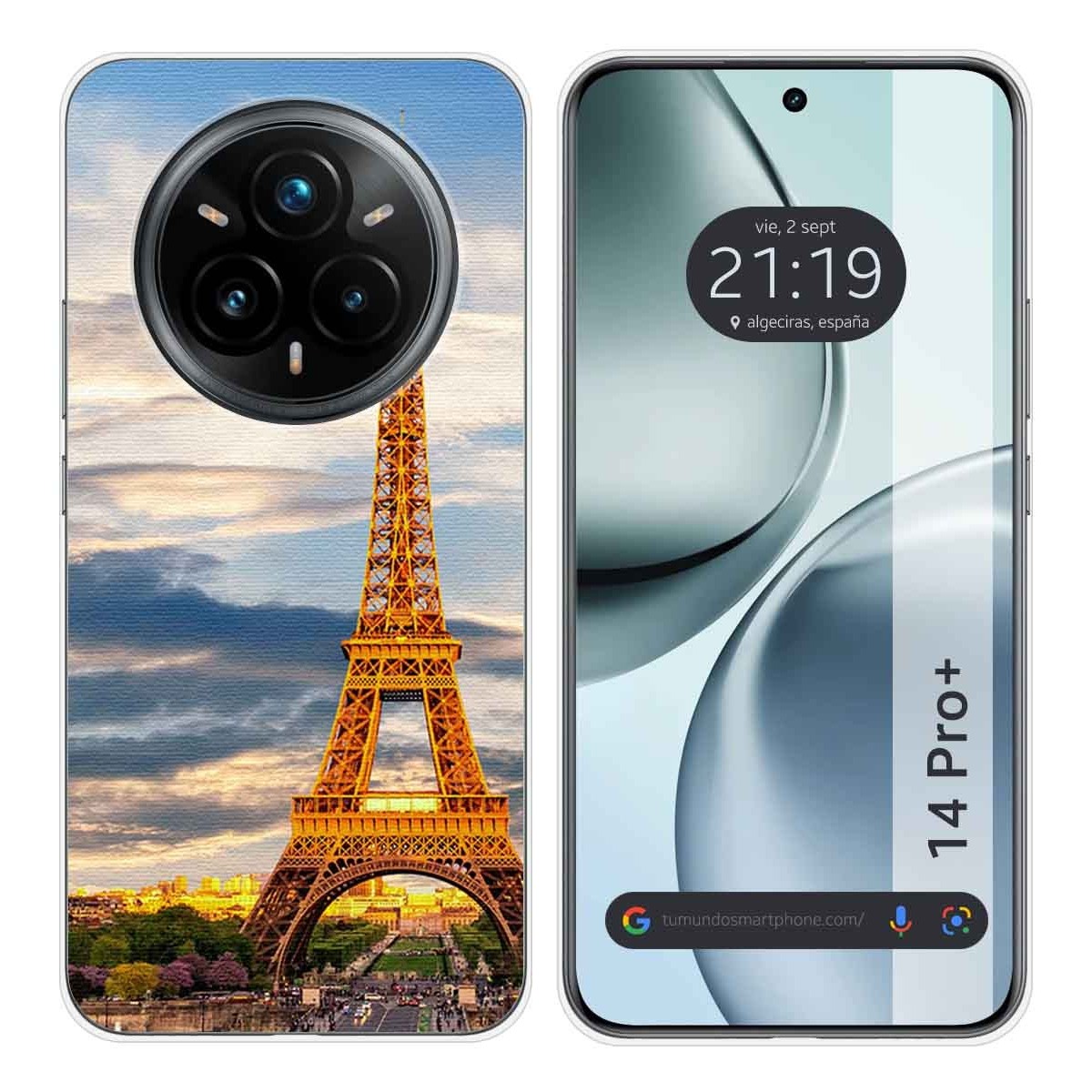 Funda Silicona para Realme 14 Pro+ Plus 5G diseño Paris Dibujos
