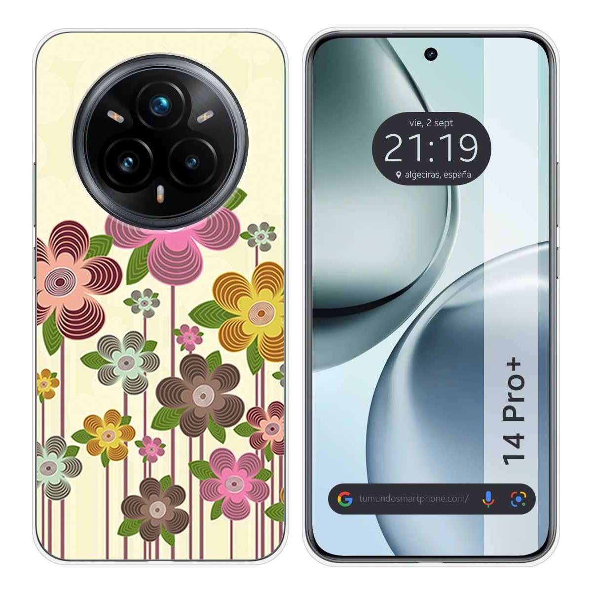 Funda Silicona para Realme 14 Pro+ Plus 5G diseño Primavera En Flor Dibujos
