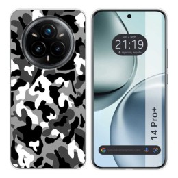 Funda Silicona para Realme 14 Pro+ Plus 5G diseño Snow Camuflaje Dibujos