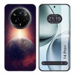 Funda Silicona para Realme 14 Pro+ Plus 5G diseño Tierra Dibujos