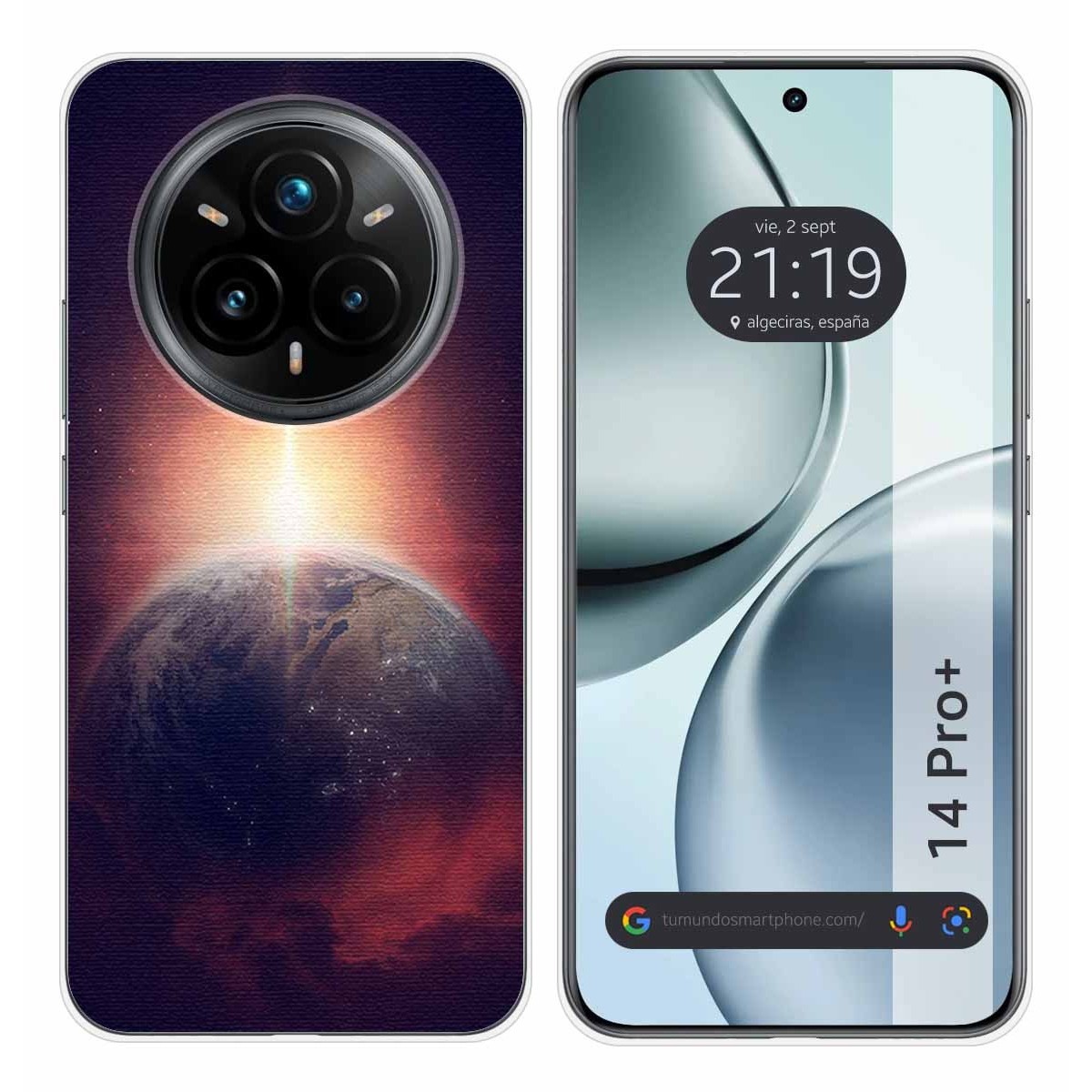 Funda Silicona para Realme 14 Pro+ Plus 5G diseño Tierra Dibujos