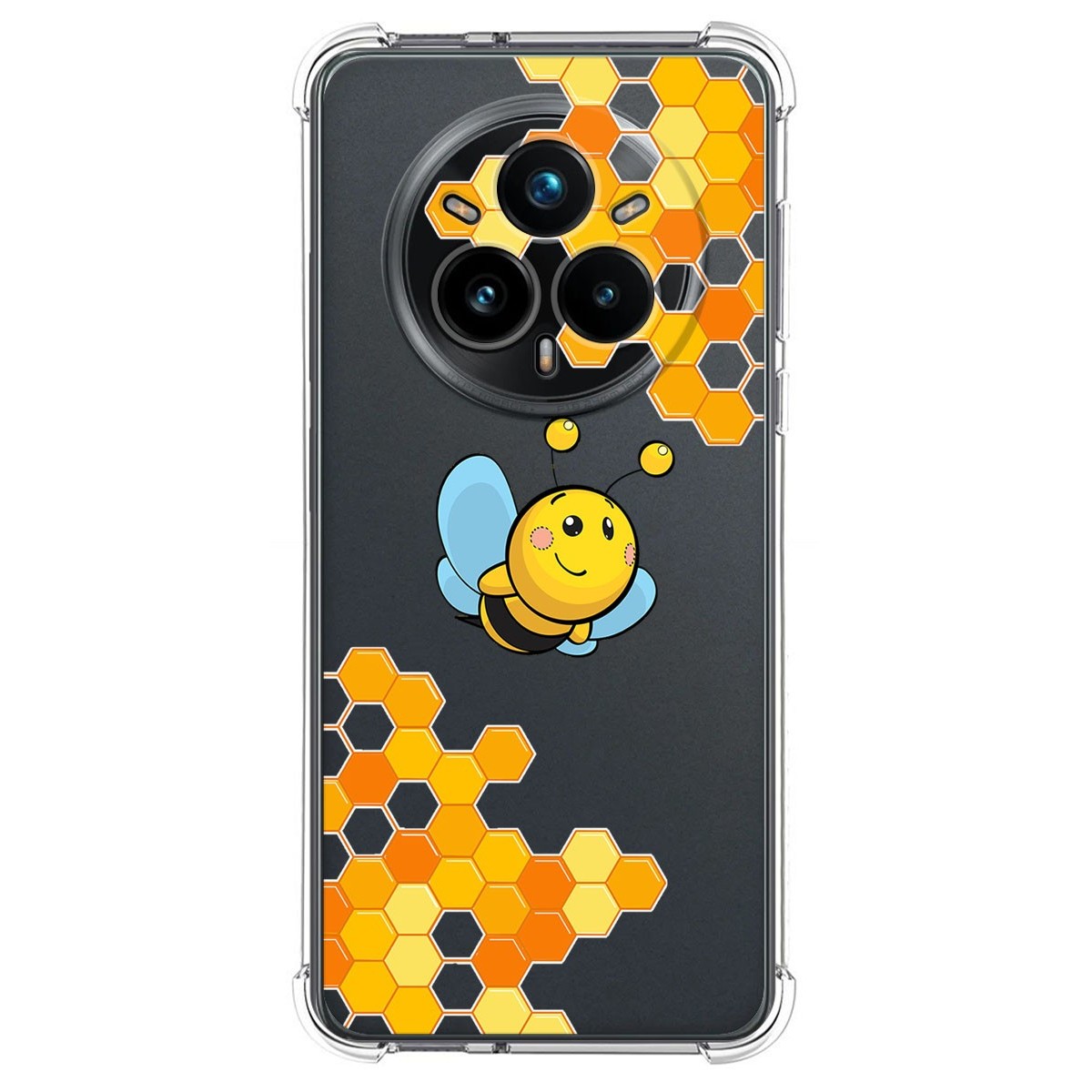 Funda Silicona Antigolpes para Realme 14 Pro+ Plus 5G diseño Abeja Dibujos
