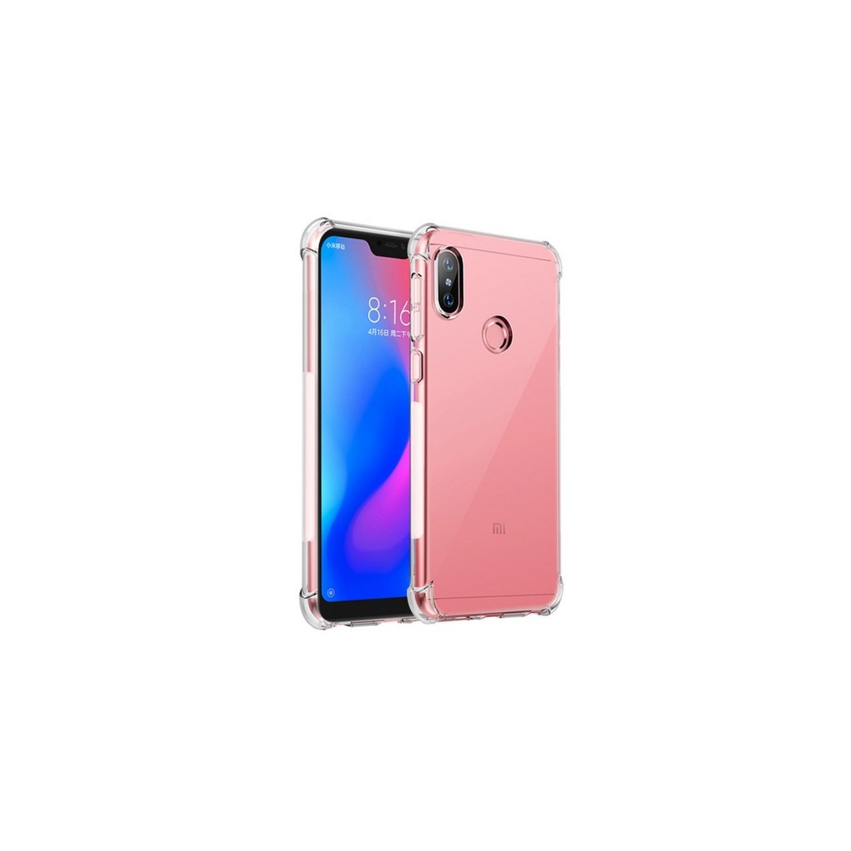 Funda Gel Tpu Anti-Shock Transparente para Xiaomi Redmi 6 Pro / Mi A2 Lite