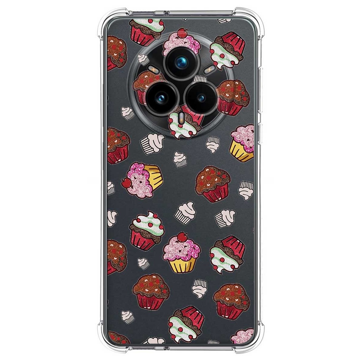 Funda Silicona Antigolpes para Realme 14 Pro+ Plus 5G diseño Muffins Dibujos