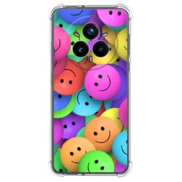Funda Silicona Antigolpes para Realme 14 Pro+ Plus 5G diseño Smile Dibujos