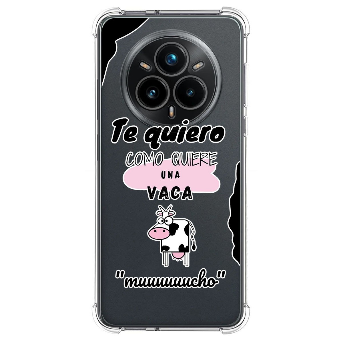 Funda Silicona Antigolpes para Realme 14 Pro+ Plus 5G diseño Vaca Dibujos