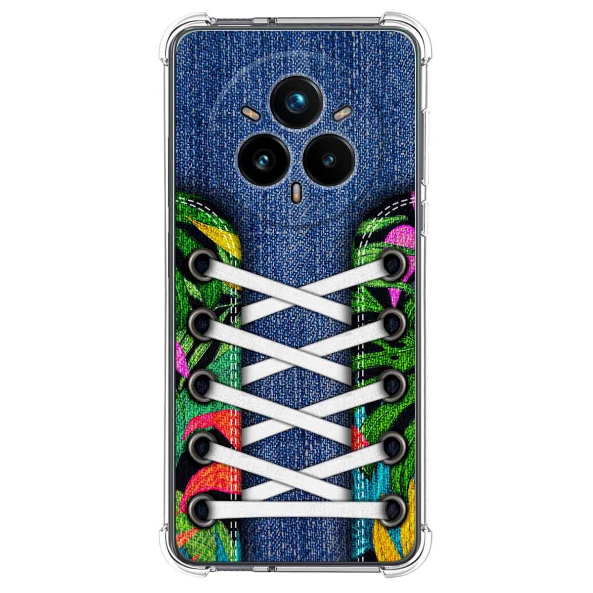 Funda Silicona Antigolpes para Realme 14 Pro+ Plus 5G diseño Zapatillas 13 Dibujos