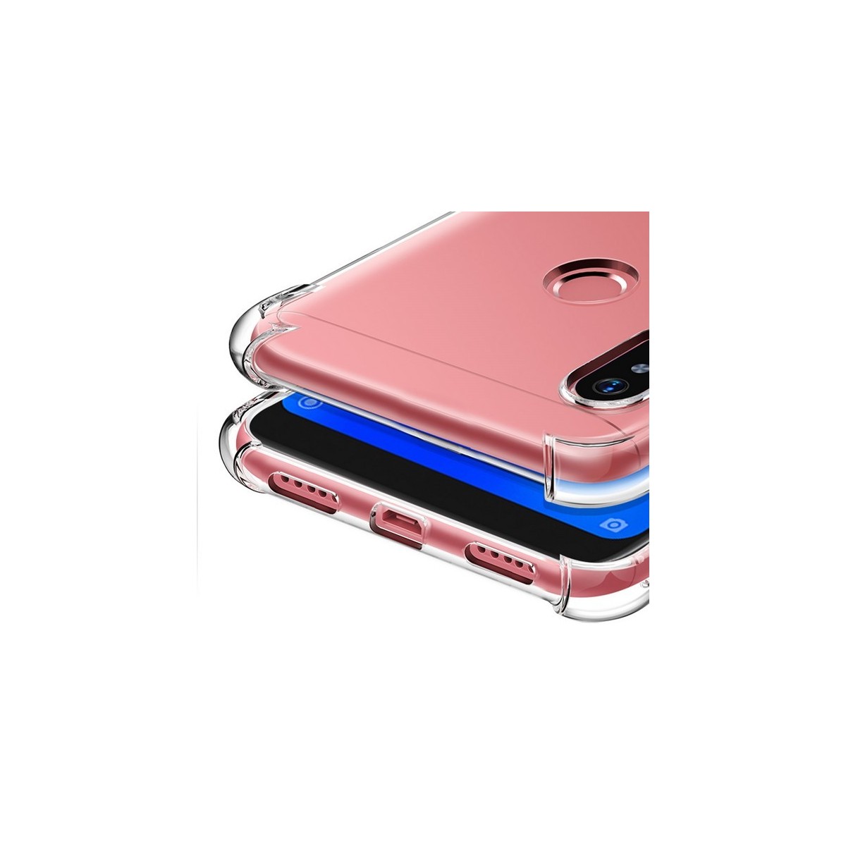 Funda Gel Tpu Anti-Shock Transparente para Xiaomi Redmi 6 Pro / Mi A2 Lite