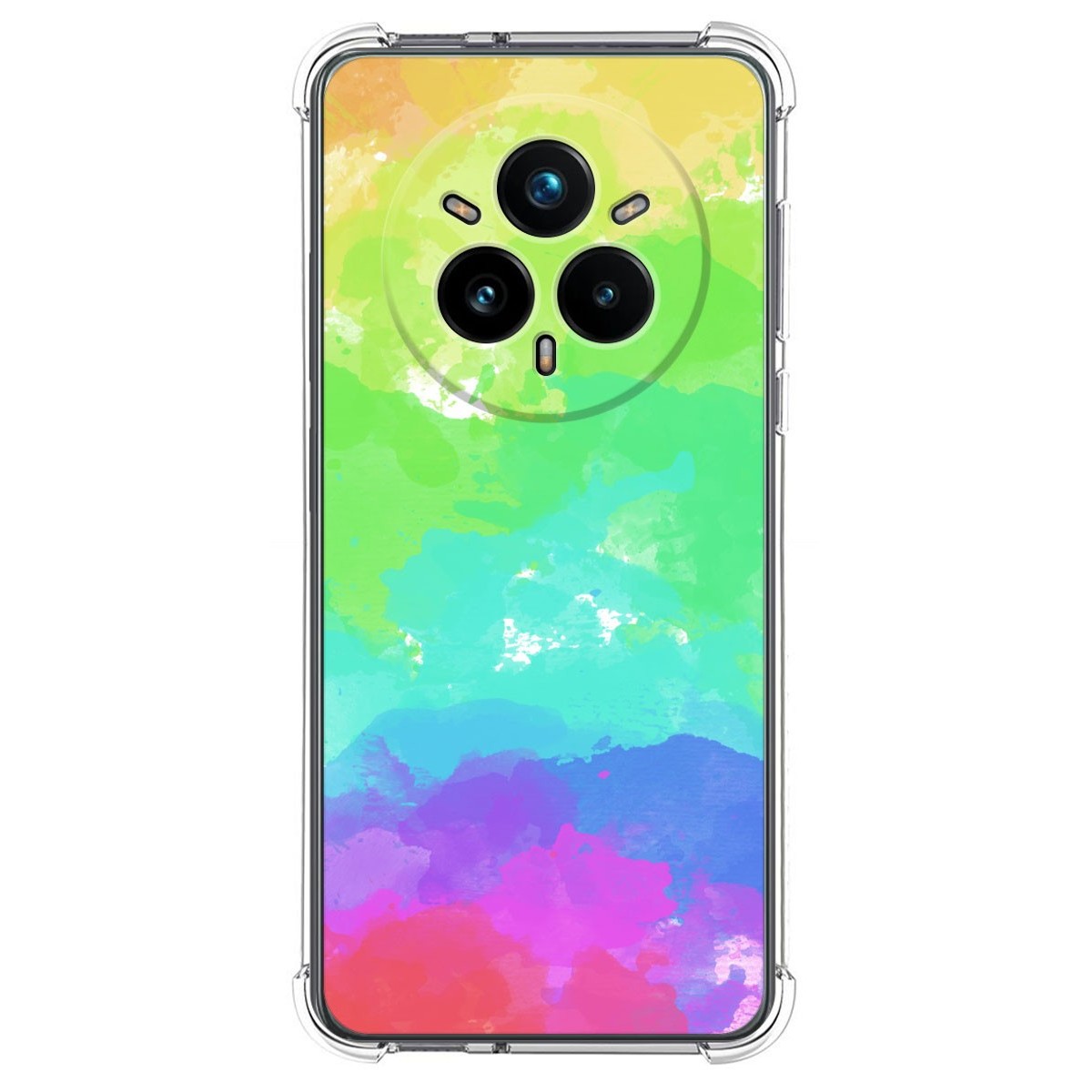 Funda Silicona Antigolpes para Realme 14 Pro+ Plus 5G diseño Acuarela 03 Dibujos