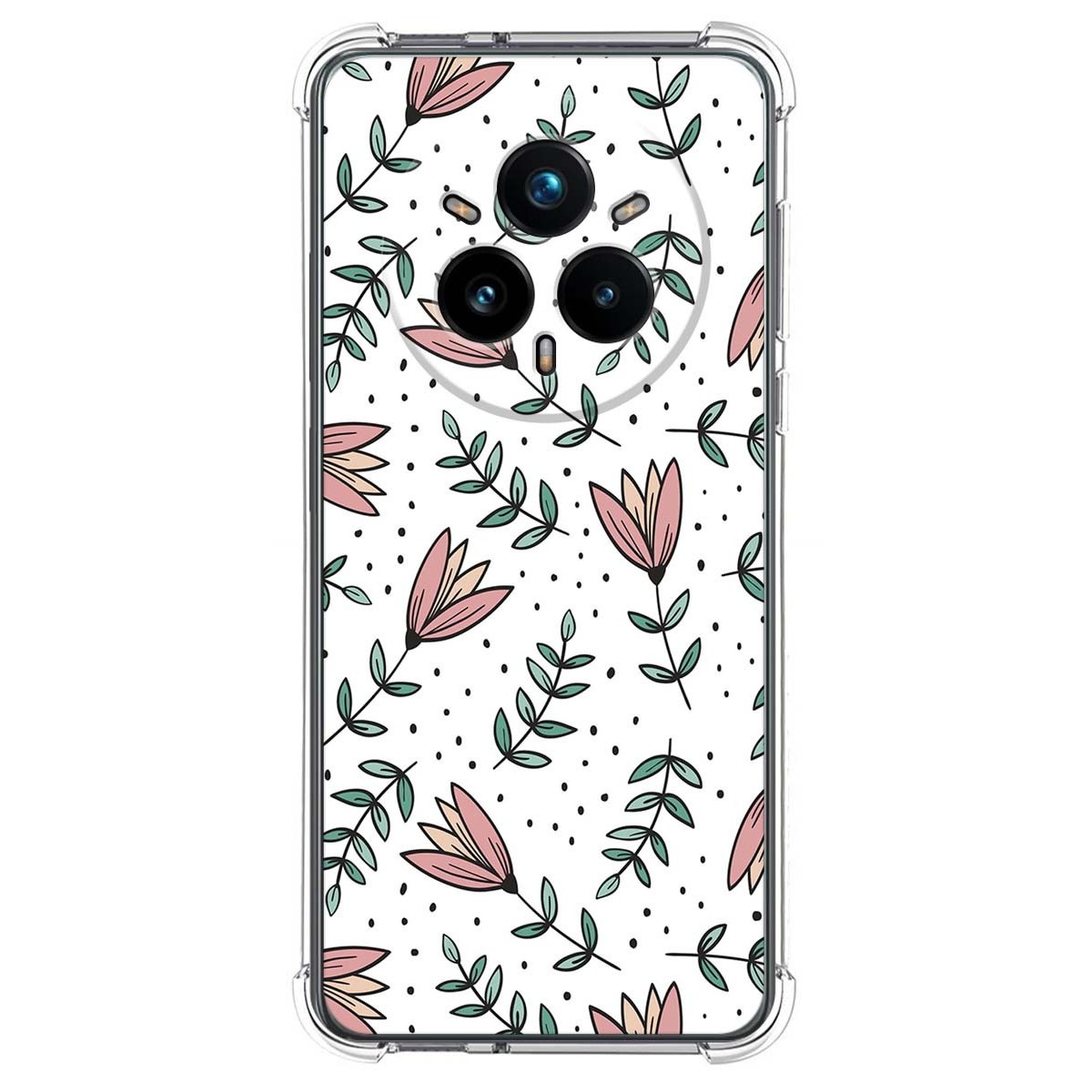 Funda Silicona Antigolpes para Realme 14 Pro+ Plus 5G diseño Flores 01 Dibujos