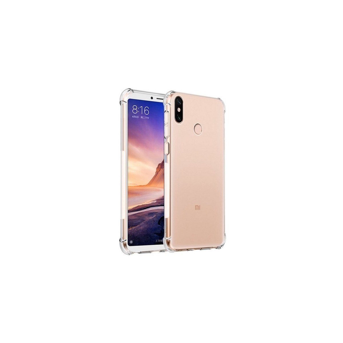 Funda Gel Tpu Anti-Shock Transparente para Xiaomi Mi Max 3