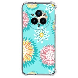 Funda Silicona Antigolpes para Realme 14 Pro+ Plus 5G diseño Flores 05 Dibujos