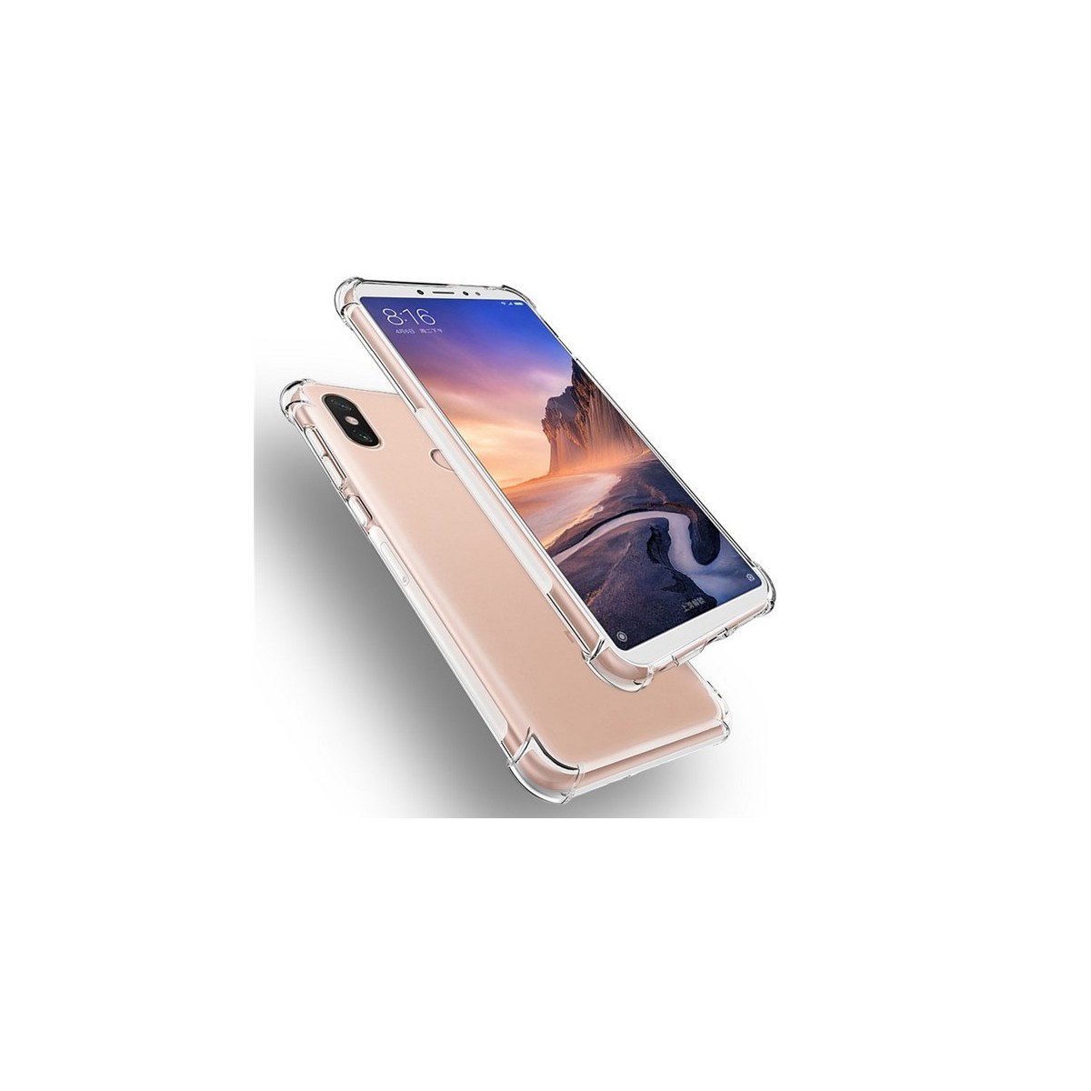 Funda Gel Tpu Anti-Shock Transparente para Xiaomi Mi Max 3