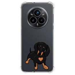 Funda Silicona Antigolpes para Realme 14 Pro+ Plus 5G diseño Perros 04 Dibujos