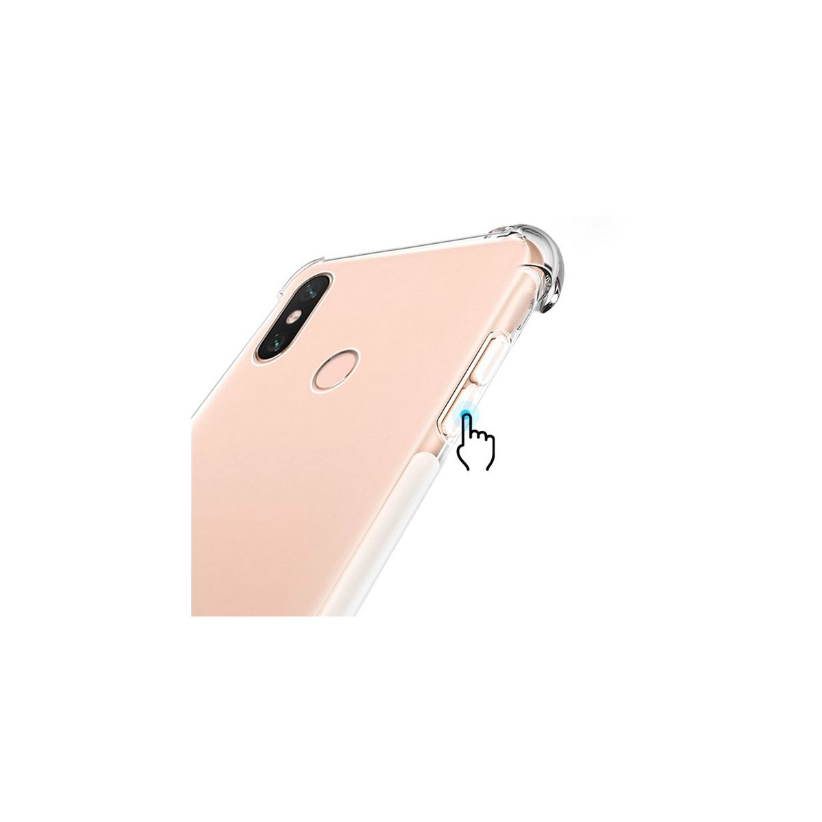 Funda Gel Tpu Anti-Shock Transparente para Xiaomi Mi Max 3