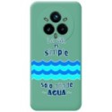 Funda Silicona Líquida Verde para Realme 14 Pro+ Plus 5G diseño Agua Dibujos