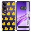 Funda Silicona Transparente para Vivo V50 Lite 4G / 5G diseño Pato Dibujos