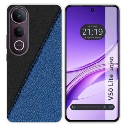 Funda Silicona para Vivo V50 Lite 4G / 5G diseño Cuero 02 Dibujos