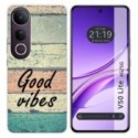 Funda Silicona para Vivo V50 Lite 4G / 5G diseño Madera 01 Dibujos