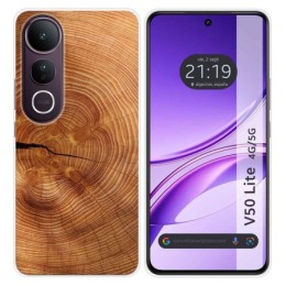 Funda Silicona para Vivo V50 Lite 4G / 5G diseño Madera 04 Dibujos