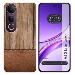 Funda Silicona para Vivo V50 Lite 4G / 5G diseño Madera 09 Dibujos