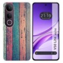 Funda Silicona para Vivo V50 Lite 4G / 5G diseño Madera 10 Dibujos