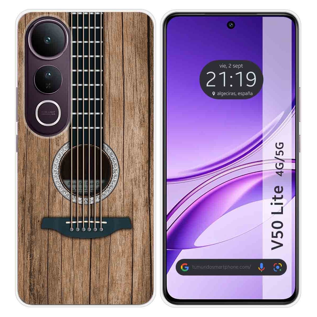 Funda Silicona para Vivo V50 Lite 4G / 5G diseño Madera 11 Dibujos