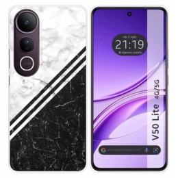 Funda Silicona para Vivo V50 Lite 4G / 5G diseño Mármol 01 Dibujos