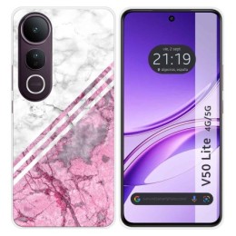Funda Silicona para Vivo V50 Lite 4G / 5G diseño Mármol 03 Dibujos