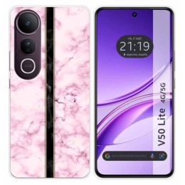 Funda Silicona para Vivo V50 Lite 4G / 5G diseño Mármol 04 Dibujos