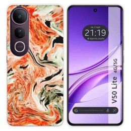 Funda Silicona para Vivo V50 Lite 4G / 5G diseño Mármol 12 Dibujos
