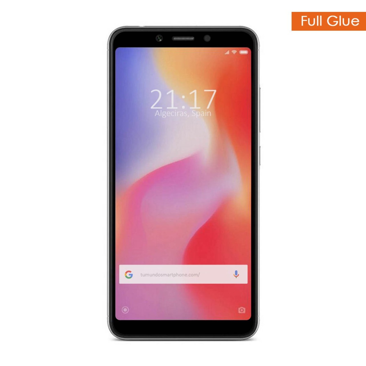 Protector Cristal Templado Completo Full Glue Negro para Xiaomi Redmi 6 / 6A Vidrio