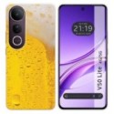Funda Silicona para Vivo V50 Lite 4G / 5G diseño Cerveza Dibujos