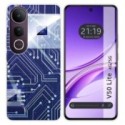 Funda Silicona para Vivo V50 Lite 4G / 5G diseño Circuito Dibujos