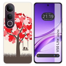 Funda Silicona para Vivo V50 Lite 4G / 5G diseño Pajaritos Dibujos